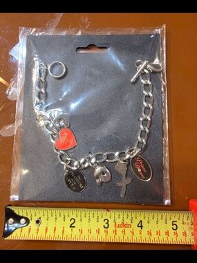 Phantom of the Opera Silver Plated Bracelet 8" Brand New